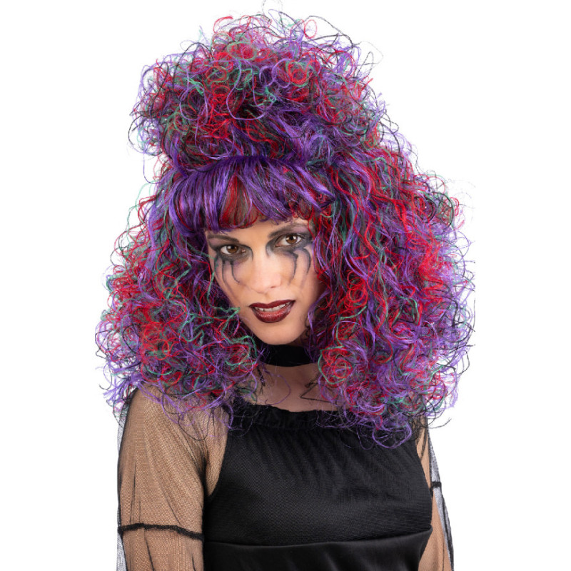 Viacfarebná bohatá čarodejnícka parochňa